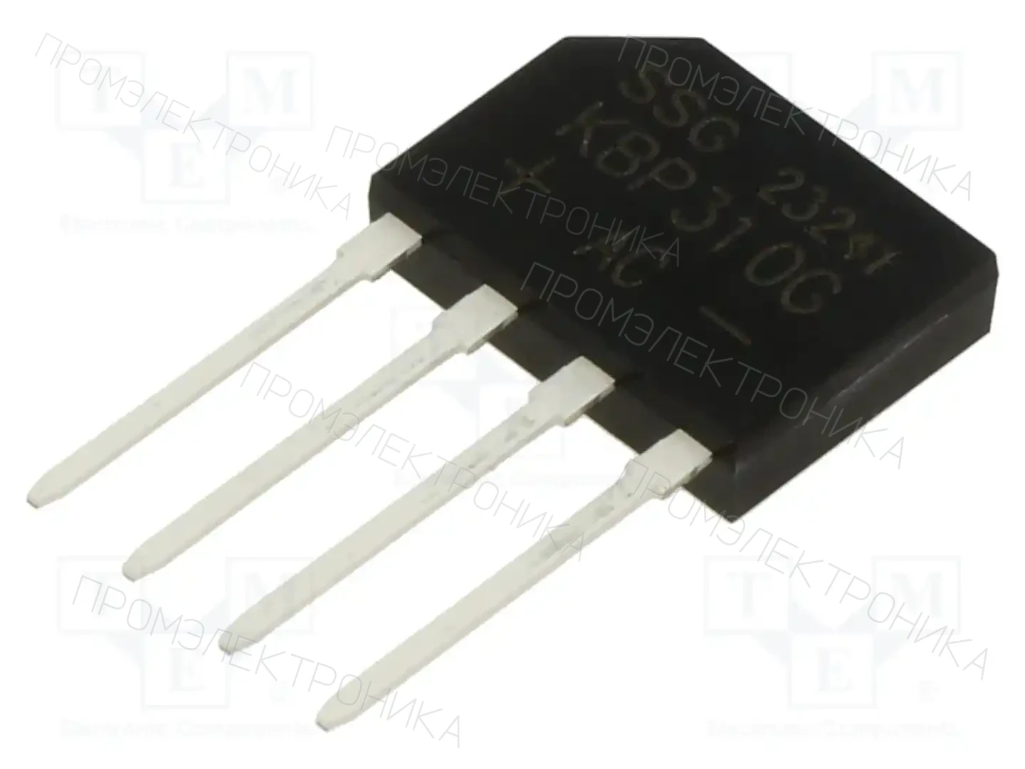 SMC DIODE SOLUTIONS KBP310GTB — Однофазные мосты диодные плоские