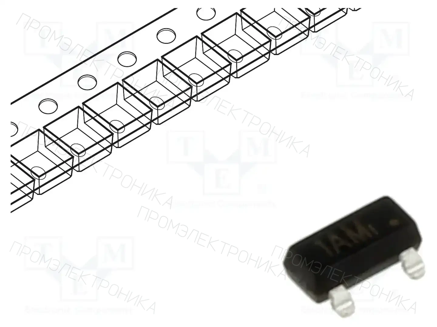 MICRO COMMERCIAL COMPONENTS MMBT3904-TP — Транзисторы NPN SMD