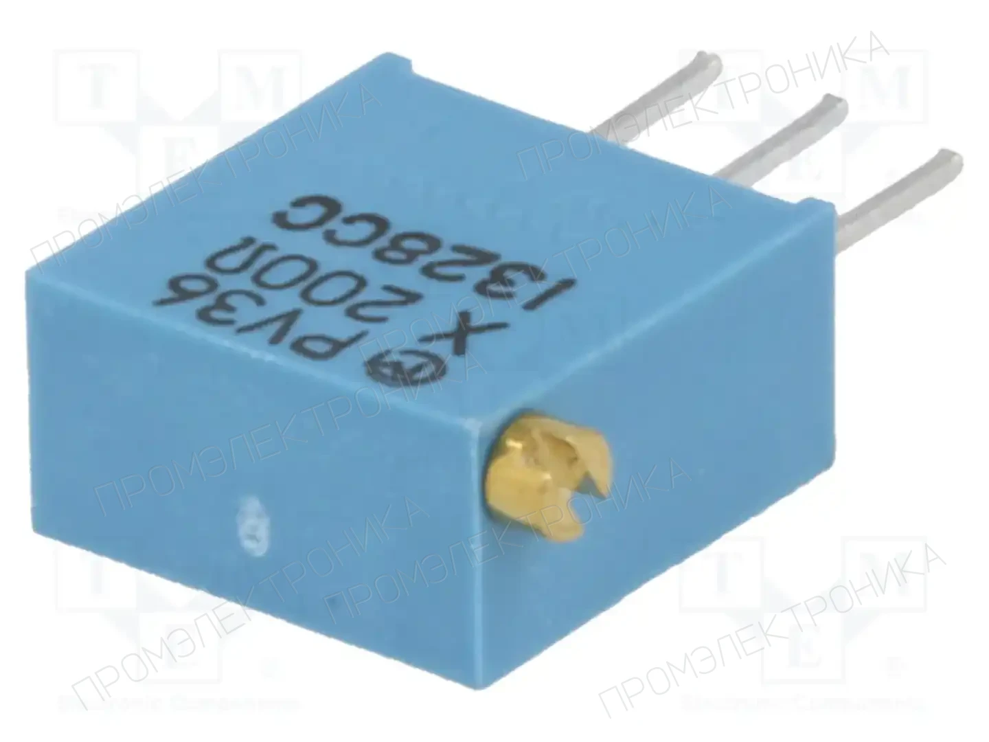 BOURNS PV36X201C01B00 — Потенциометры THT многооборотные 3/8 дм