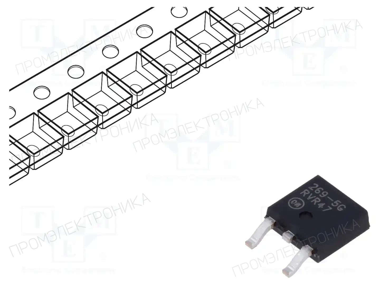 onsemi MC33269DTRK-5.0G — Стабилизаторы напряжения нерегулир. LDO
