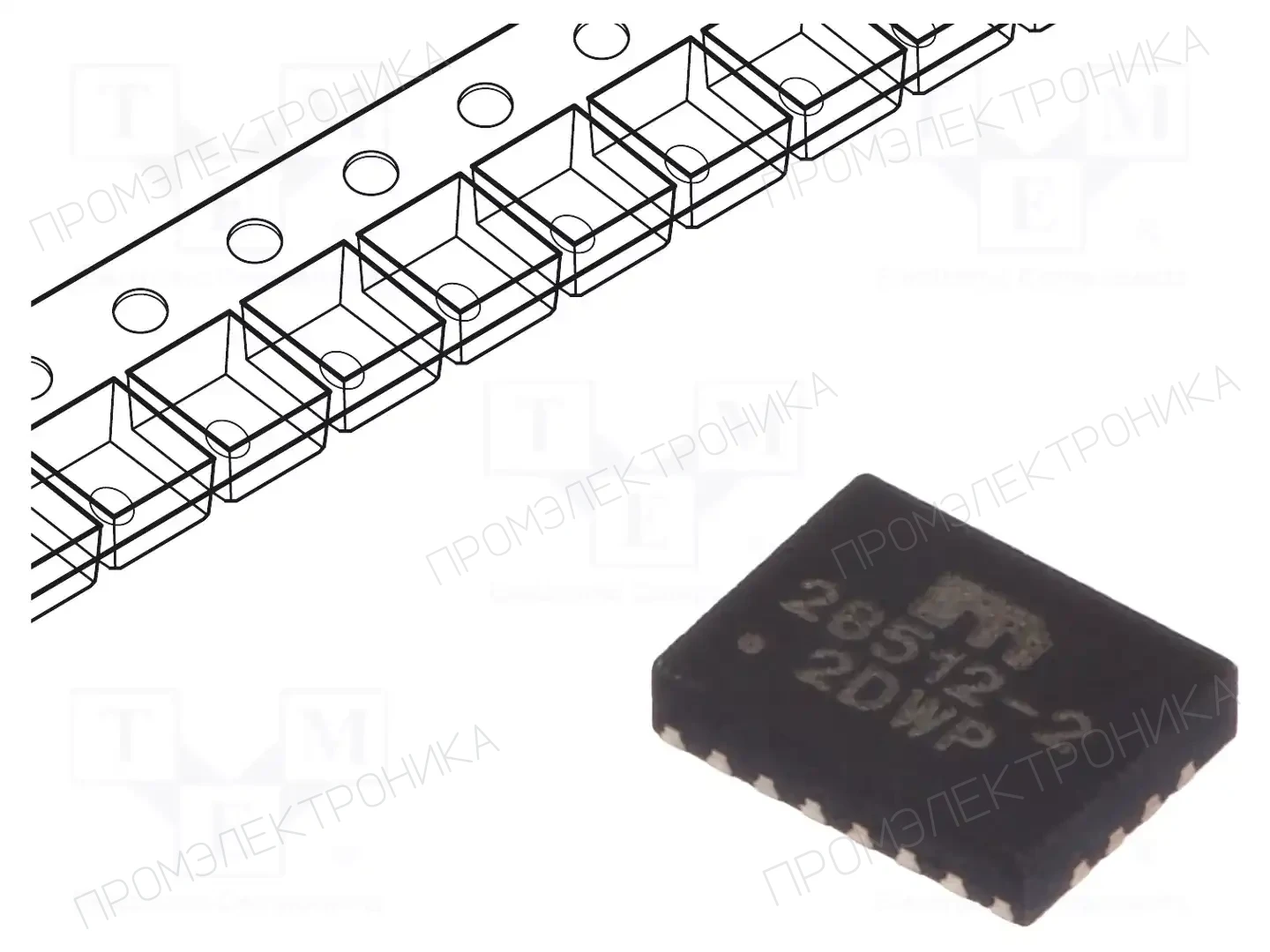 Microchip Technology MIC28512-2YFL-TR — Регуляторы напряжения - микросхемы DC/DC