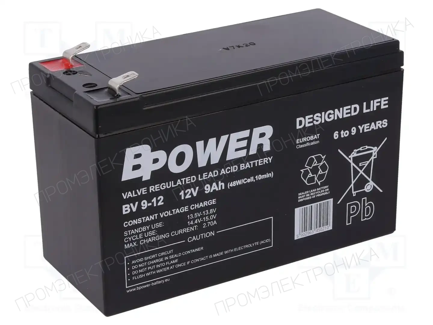 BPOWER BV 9-12 — Аккумуляторы кислотные