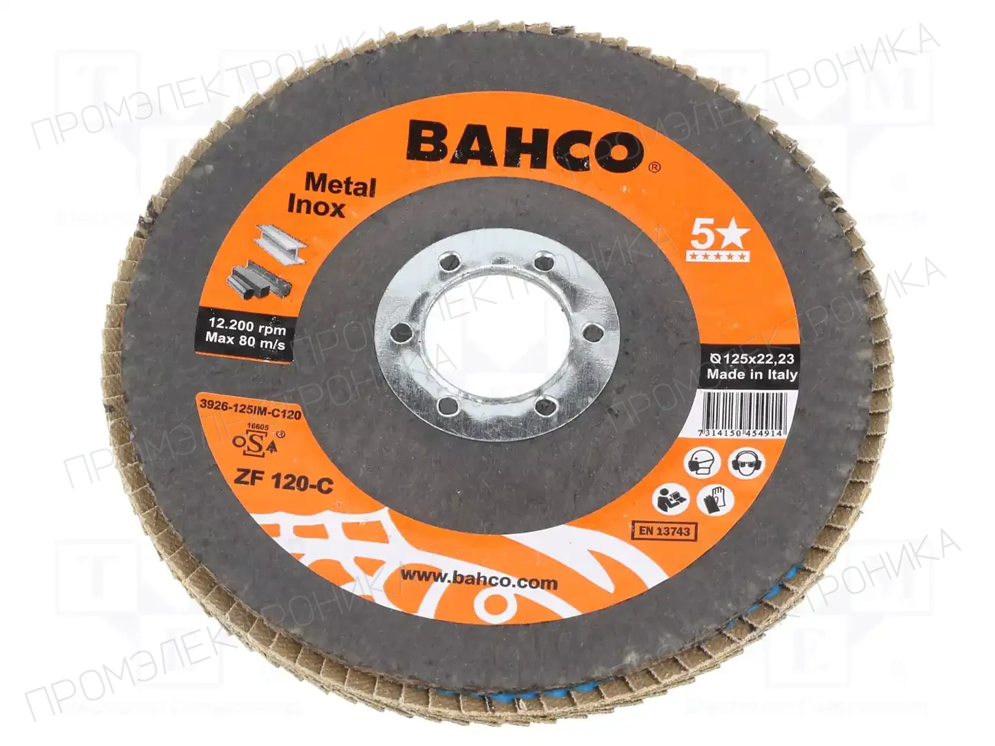 BAHCO 3926-125IM-C120 — Диски для резки и шлифовки