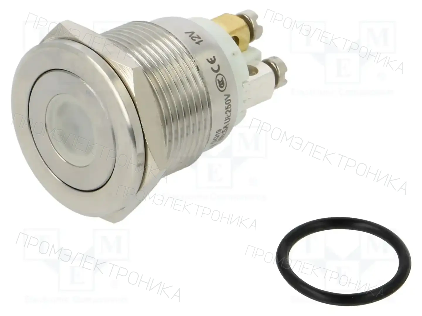 ONPOW GQ19PF-10D/G/12V/S — Переключатели кнопочные