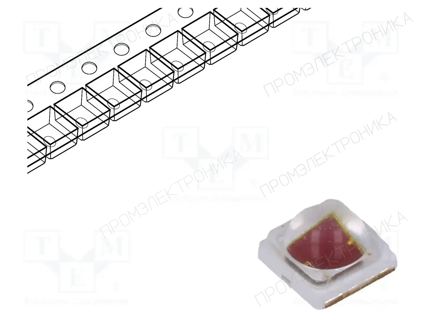 ProLight Opto PH2K-4BME-HSDLA — Диоды LED - "plants growth"