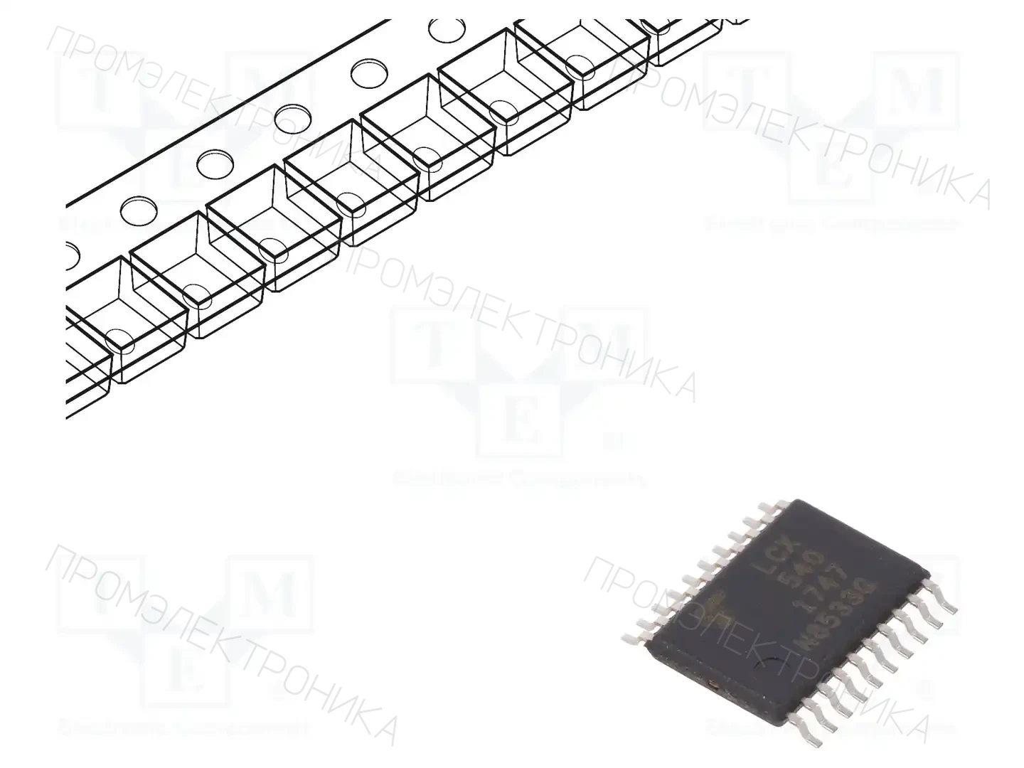 TOSHIBA 74LCX540FT(AE) — Буферы, передатчики, контроллеры