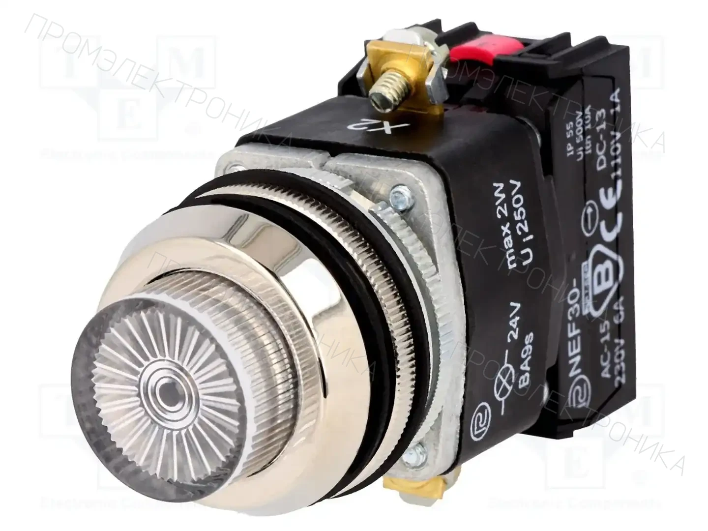 PROMET NEF30-WLBXY-24VDC — Переключатели панельные стандартные 30мм