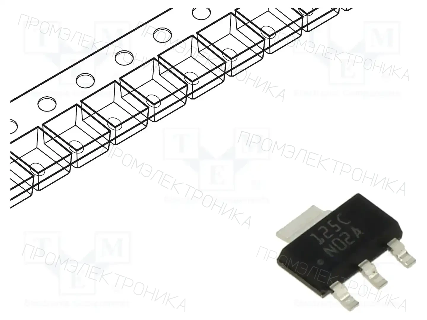 Texas Instruments LM337IMP/NOPB — Стабилизаторы напряжения регулируемые