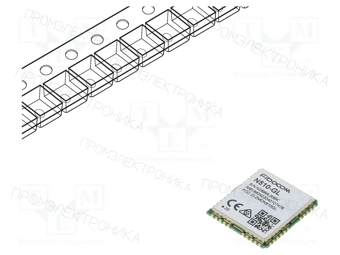 FIBOCOM N510-GL-20-00 — Модули M2M (GPRS/LTE/5G)