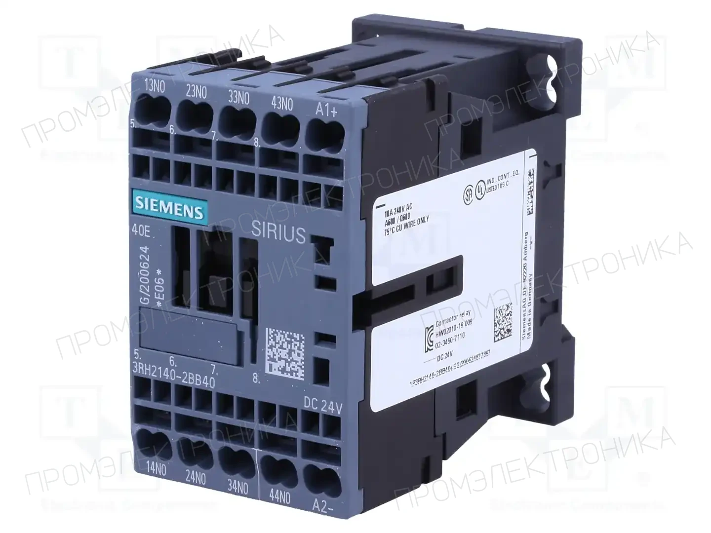 SIEMENS 3RH2140-2BB40 — Контакторы - главные модули