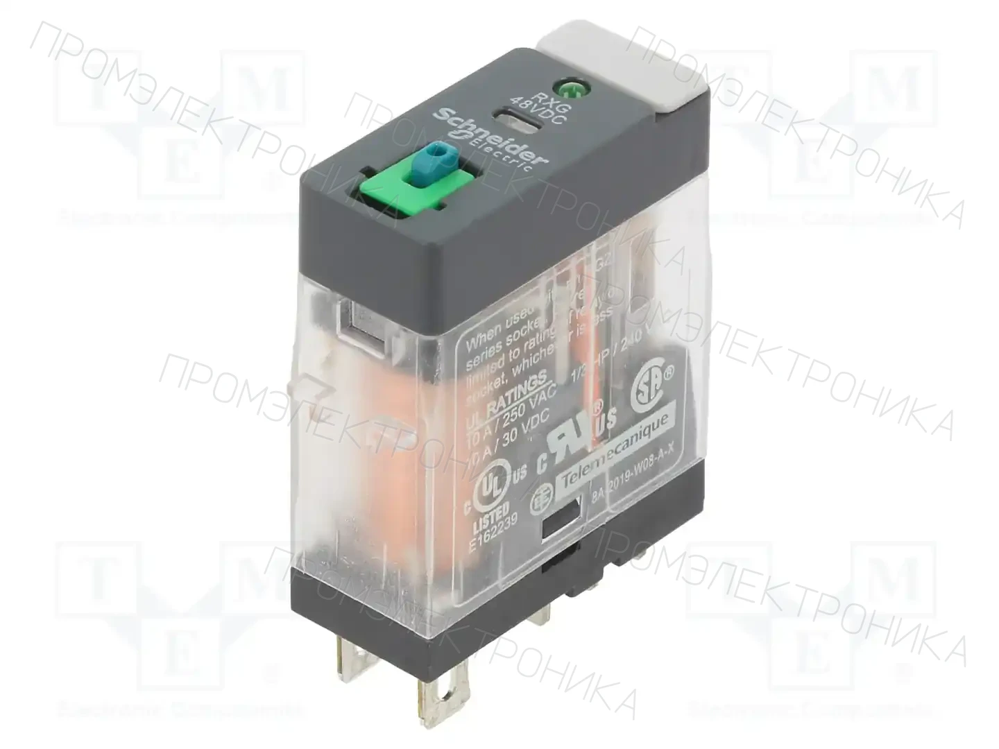 SCHNEIDER ELECTRIC RXG12ED — Реле электромагн. миниатюрные