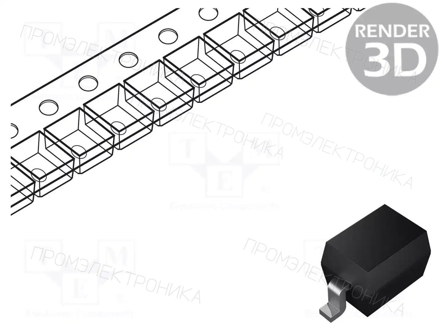 BOURNS CD0603-B0340R — Диоды Шотки SMD