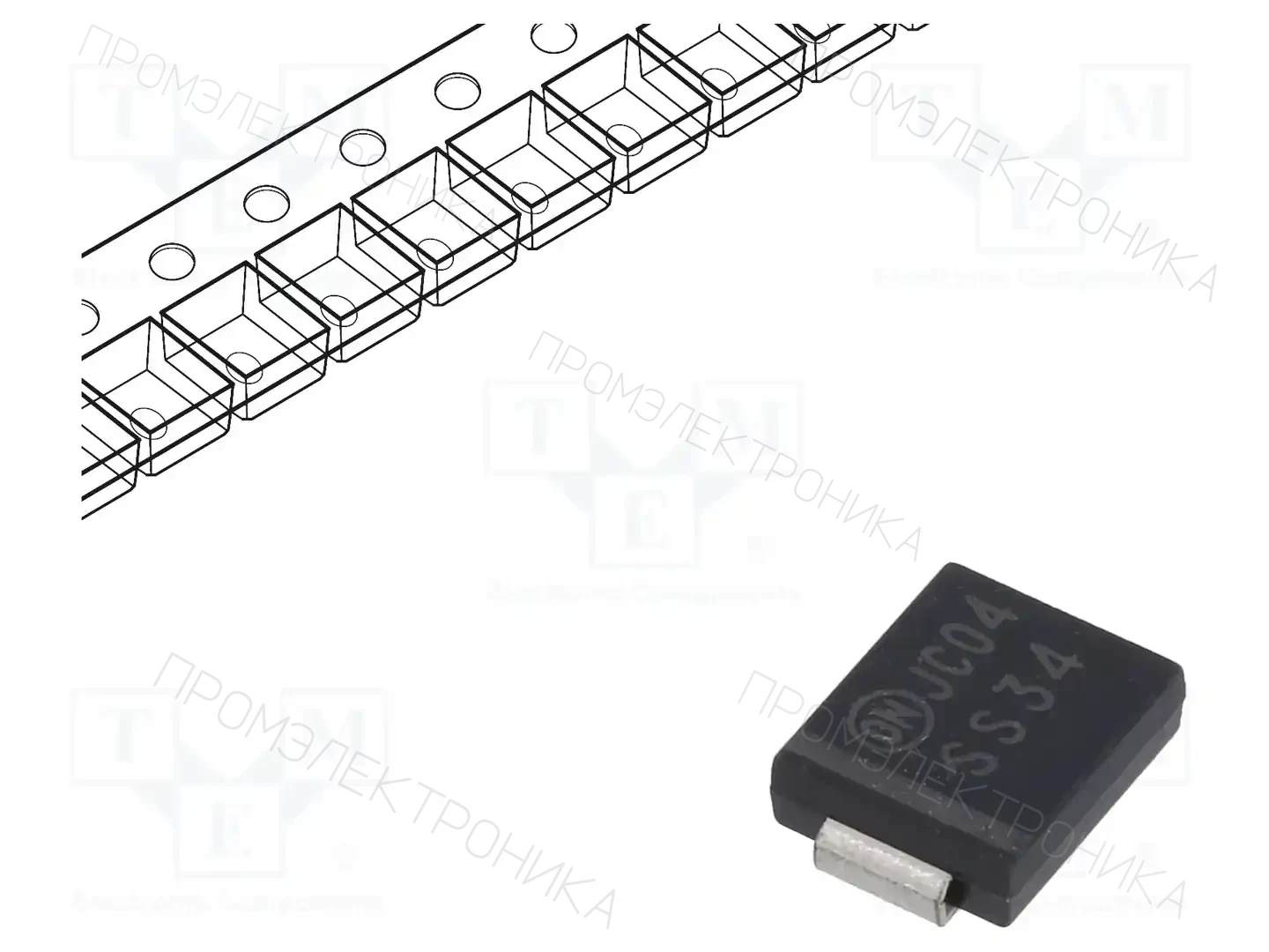 onsemi SS34 — Диоды Шотки SMD