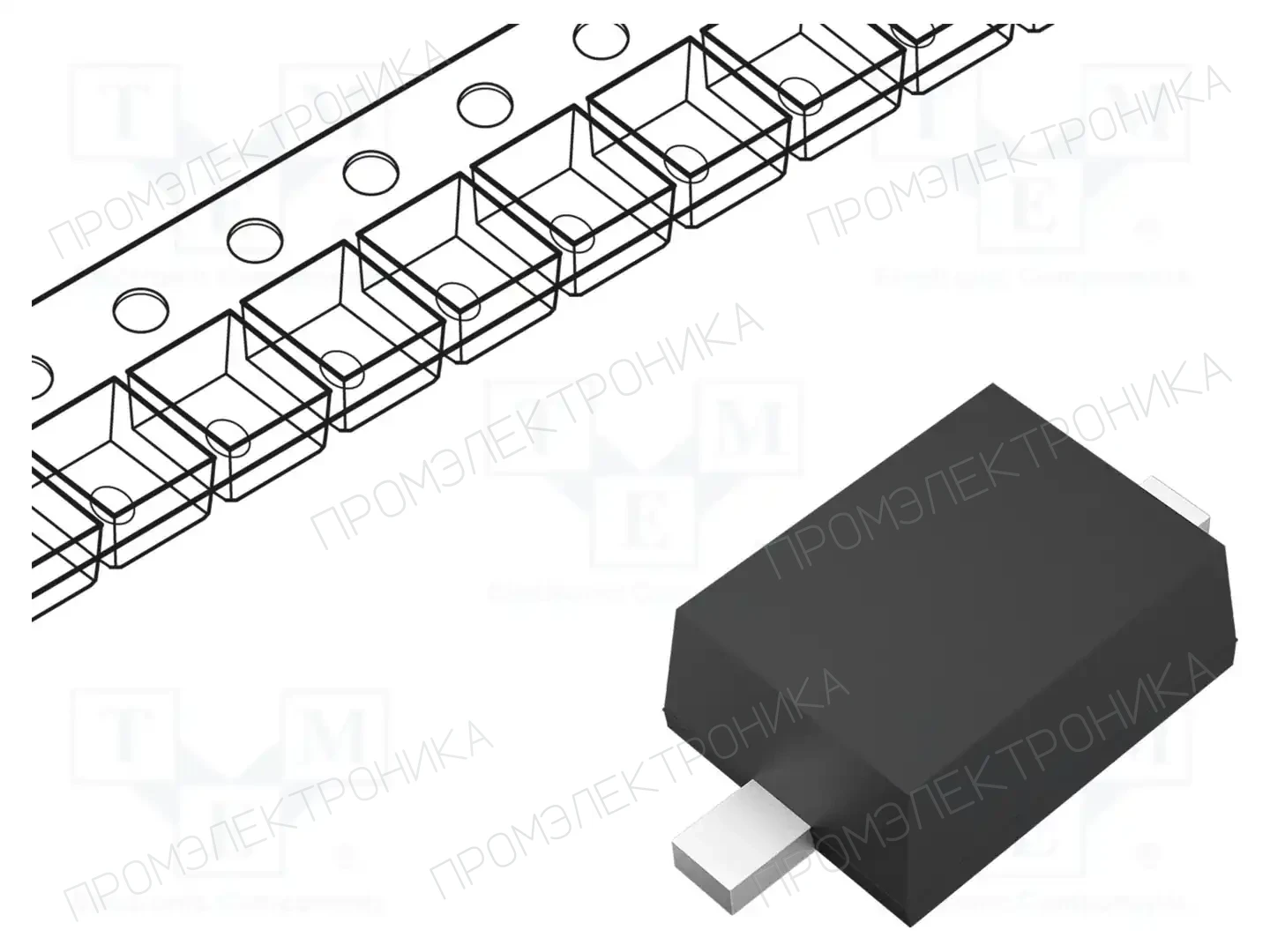 DIODES INCORPORATED PD3S140-7 — Диоды Шотки SMD