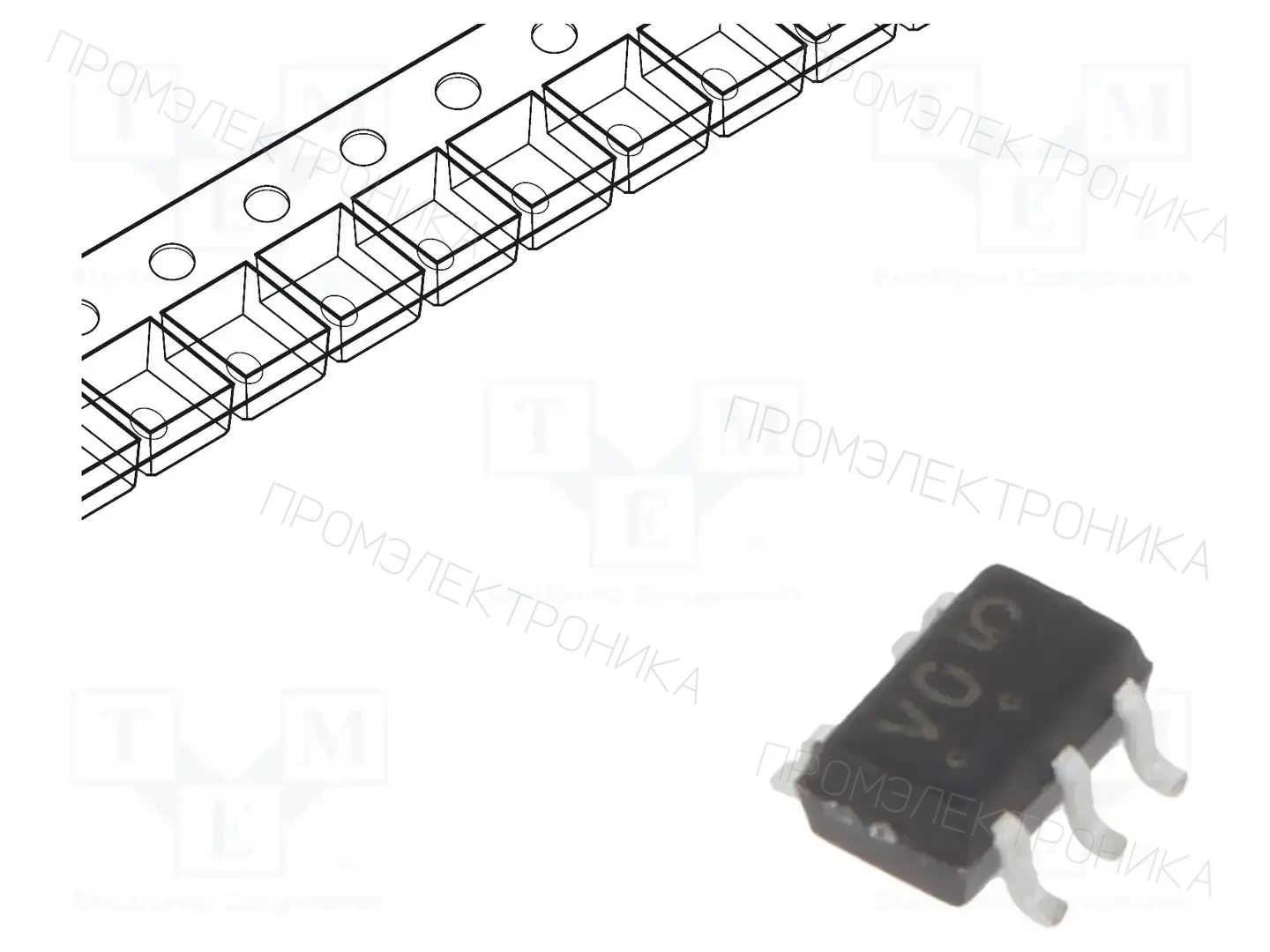 onsemi MC74VHC1G01DFT1G — Ворота, инверторы