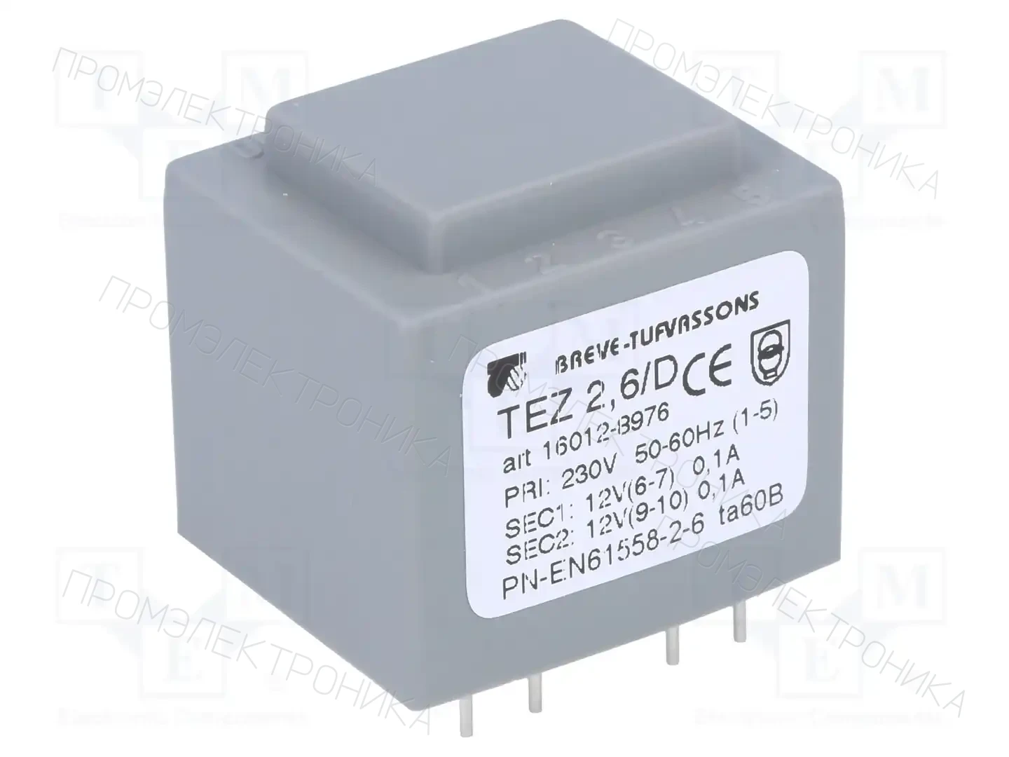 BREVE TUFVASSONS 16012-8976 — Трансформаторы PCB