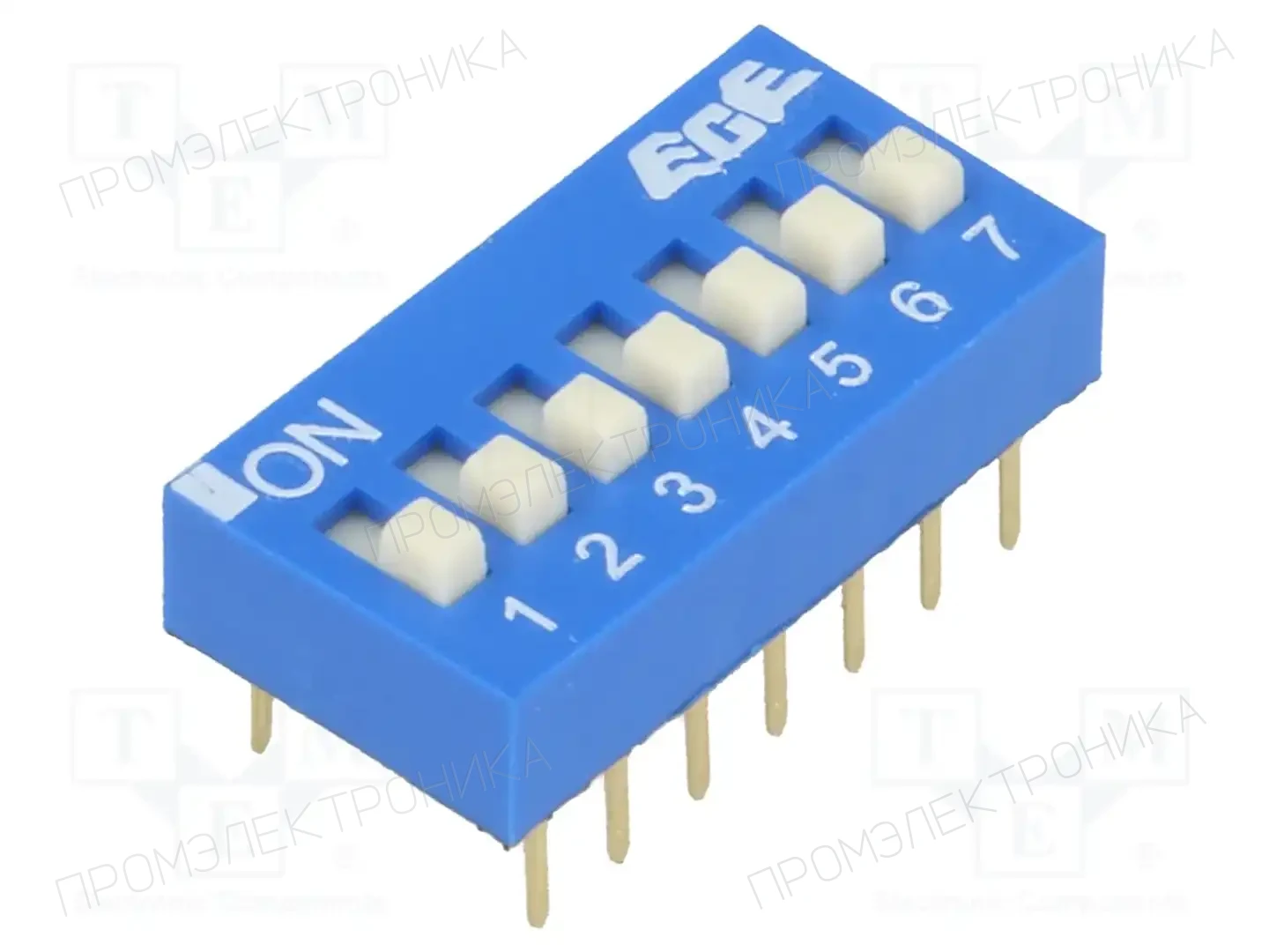 ECE EDG107S — Переключатели типа Dip-Switch