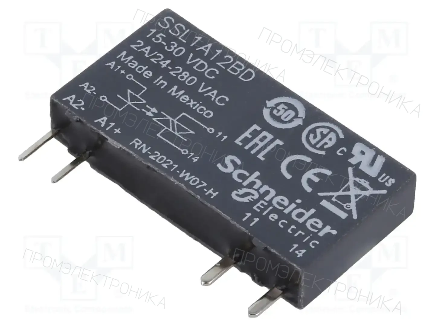 SCHNEIDER ELECTRIC SSL1A12BD — Реле SSR однофазные