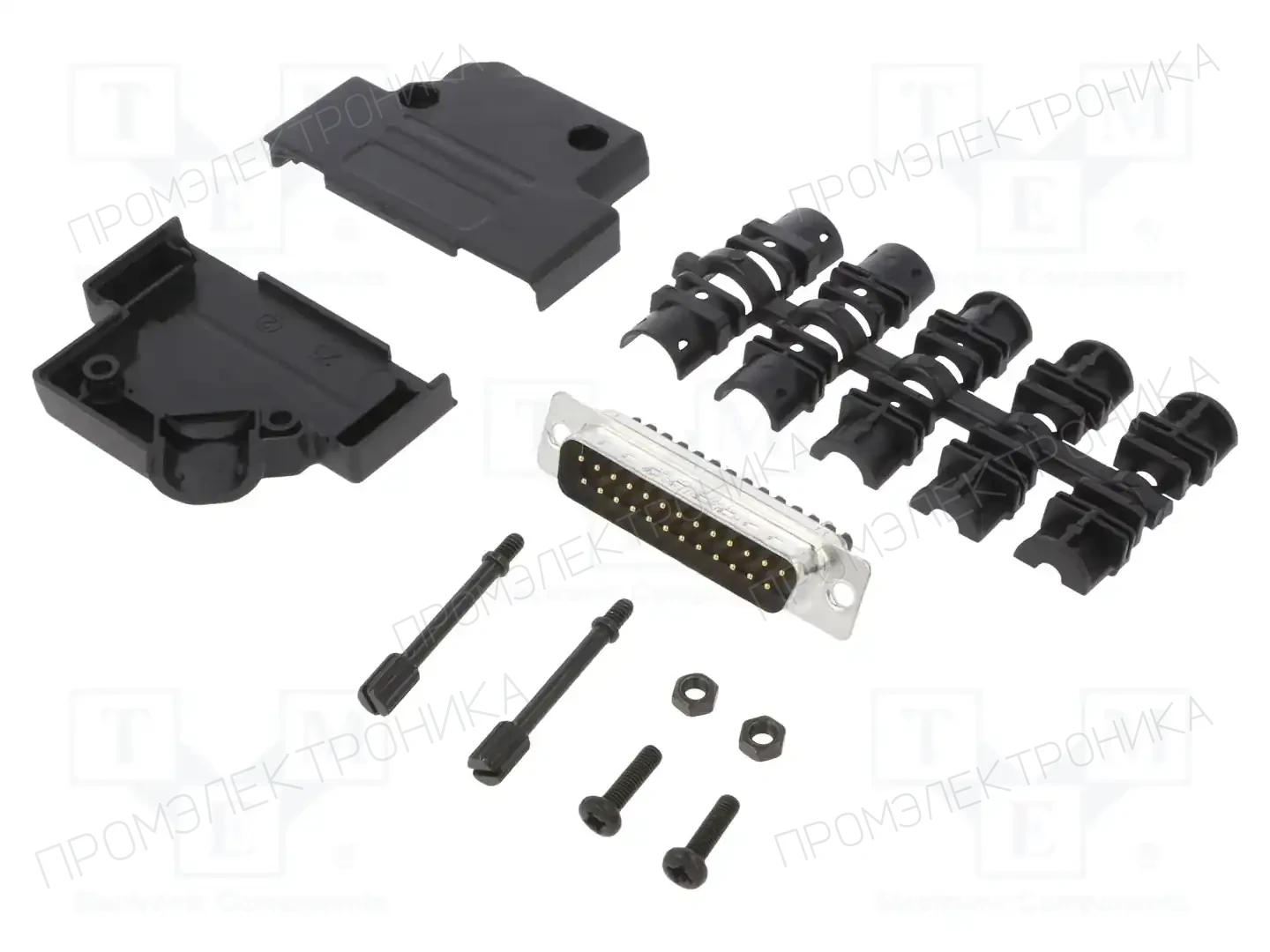 AMPHENOL COMMUNICATIONS SOLUTIONS L17D45PK-P-25+L717DB25PST — Комплектные штекеры D-Sub
