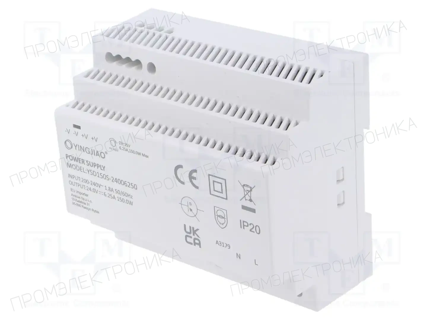 YINGJIAO YSD150S-24006250 — Блоки питания на DIN-рейку
