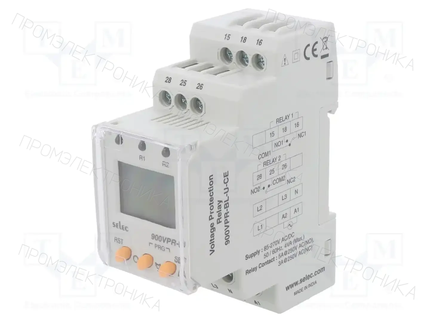SELEC 900VPR-BL-U-CE — Панельные цифровые измерители - прочие