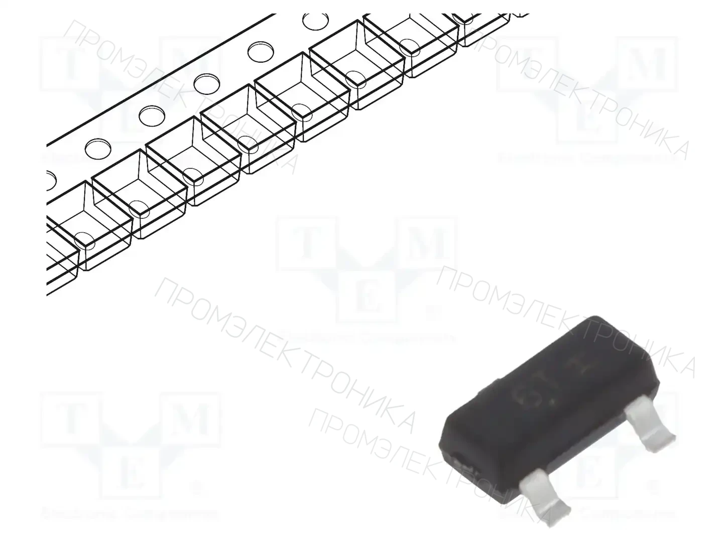 onsemi MMBFJ310LT1G — Транзисторы с каналом N SMD