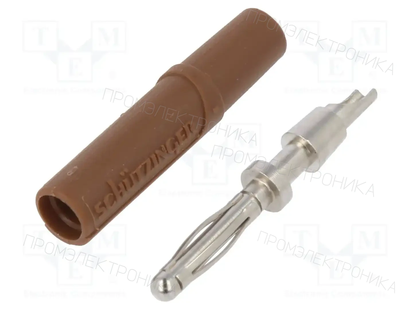 SCHÜTZINGER FK 02 L NI / BR — Вилки банановые 2мм