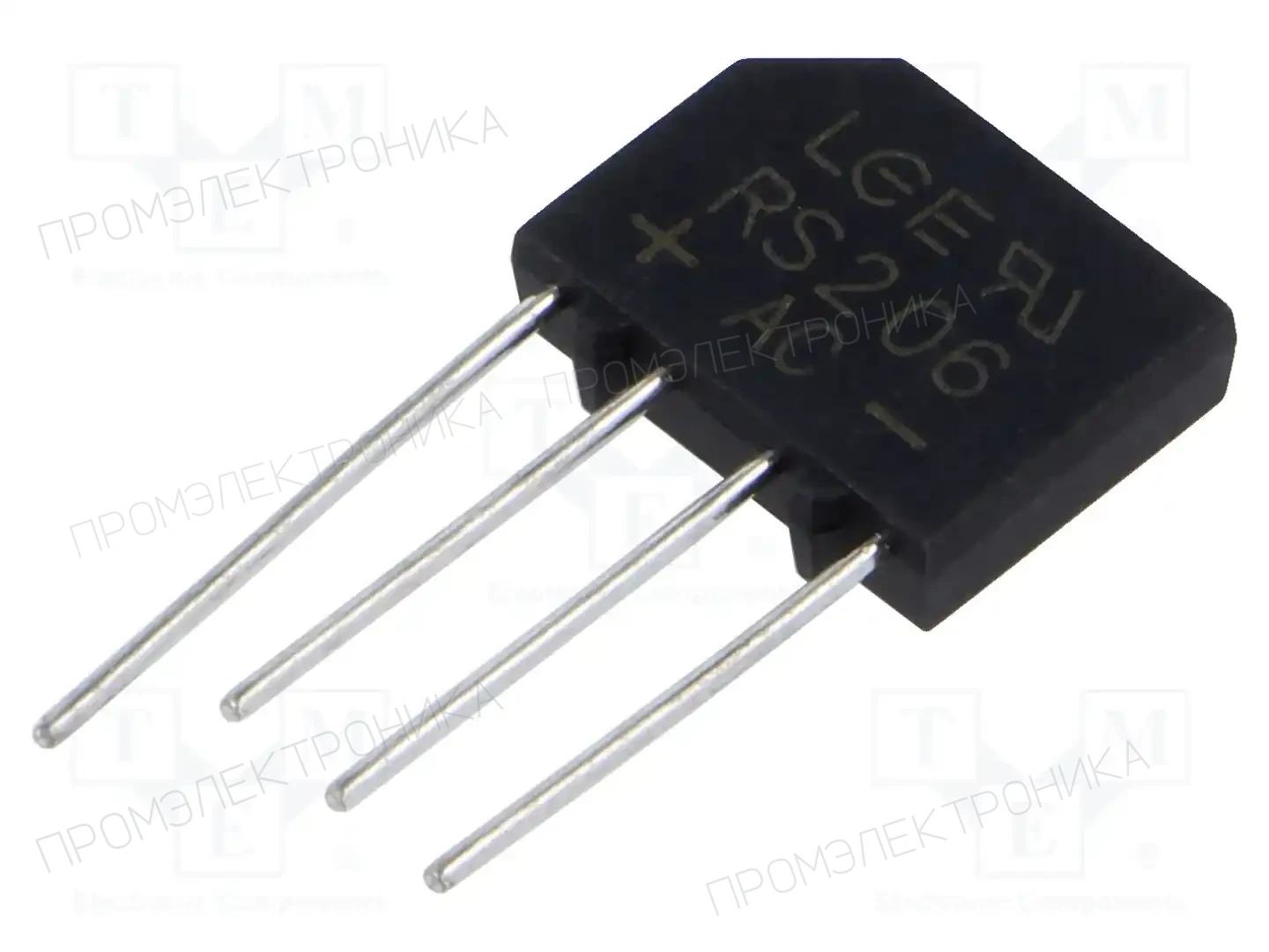 LUGUANG ELECTRONIC RS206 — Однофазные мосты диодные плоские