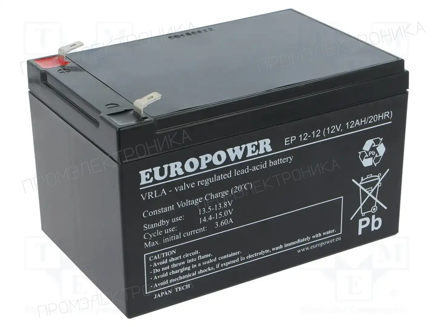 EUROPOWER EP 12-12 — Аккумуляторы кислотные