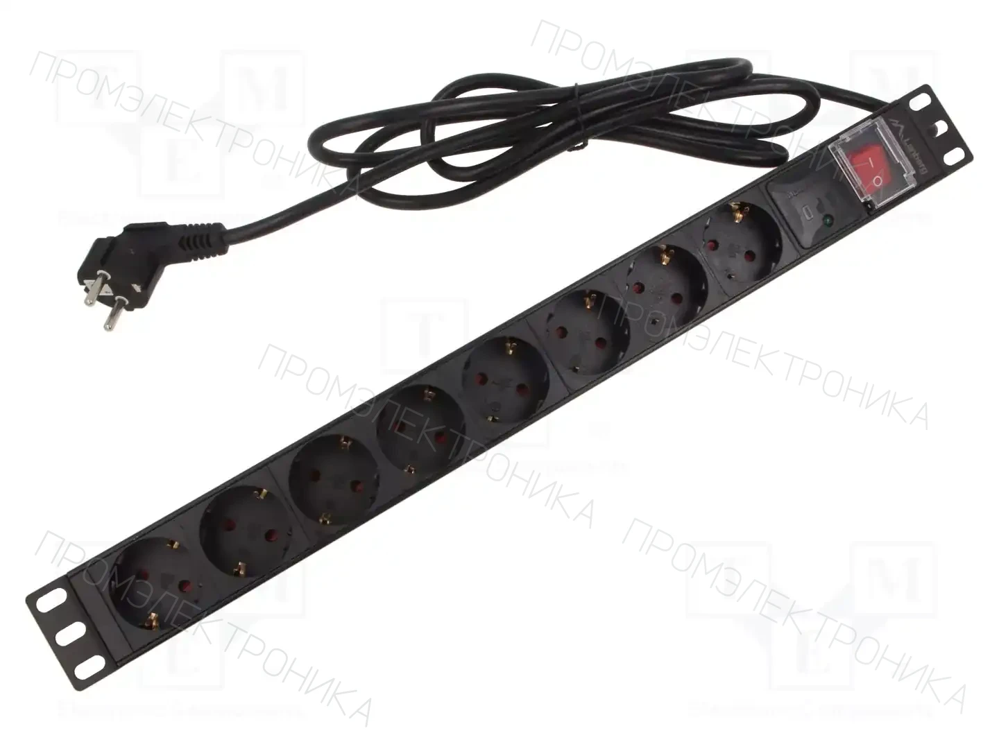 LANBERG PDU-08F-0200-BK — Планки защиты от перенапряжения