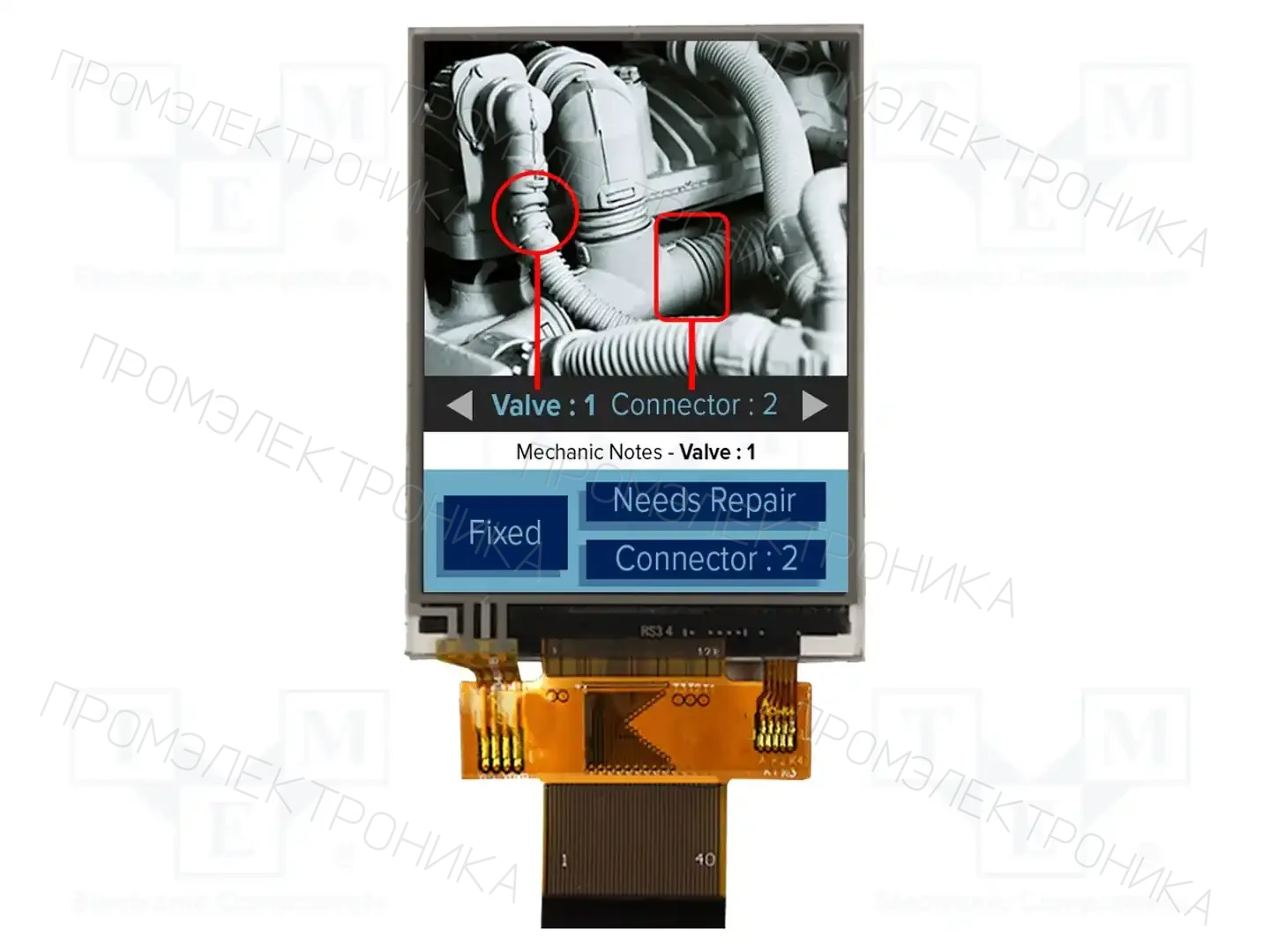 NEWHAVEN DISPLAY INTERNATIONAL NHD-2.8-240320AF-CSXP-FT — Дисплеи TFT