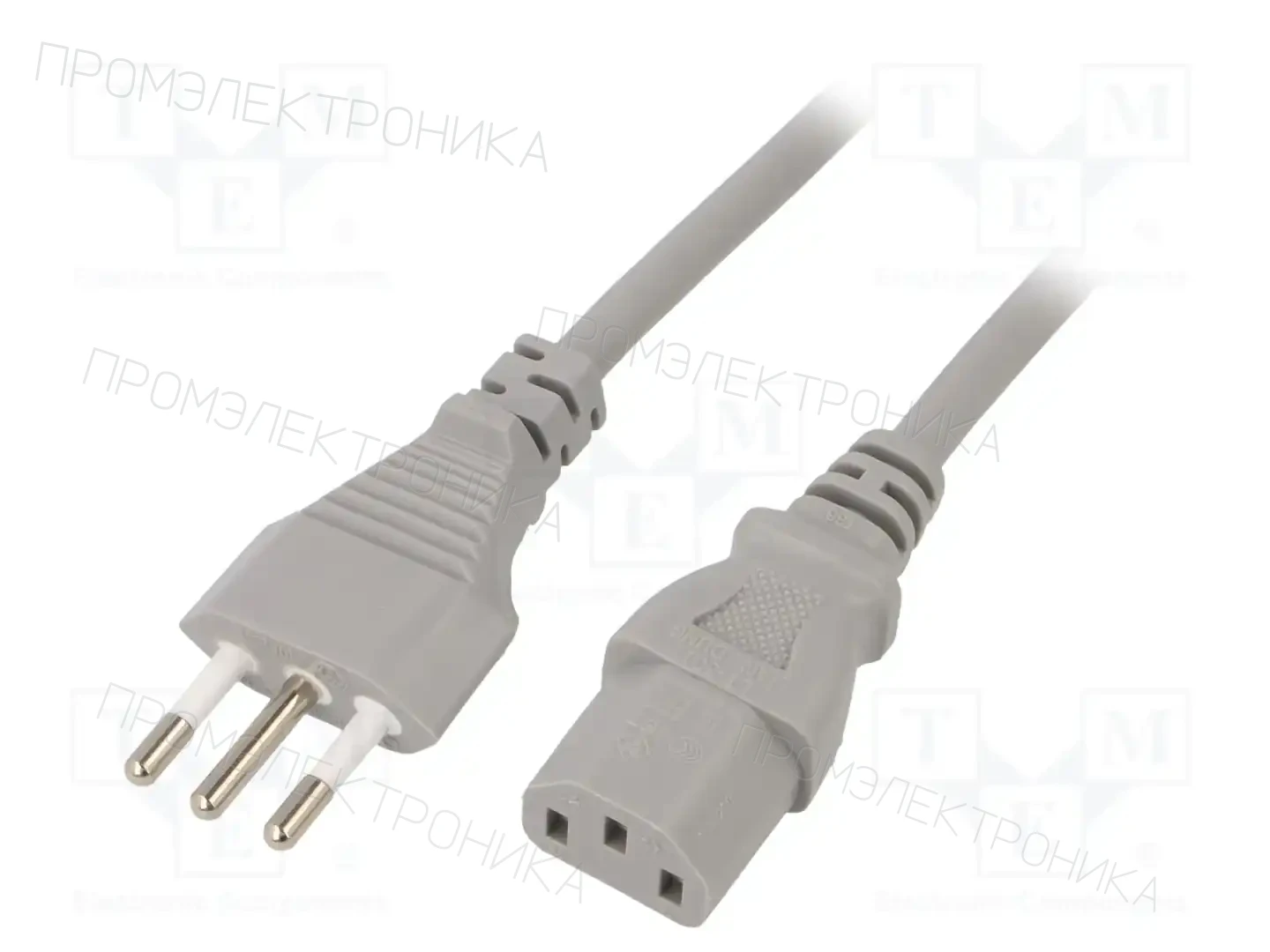 LIAN DUNG LT-319+501 H05VV-F 3X0.75 GRAY 1.8M — Кабели питания компьютерные и универс