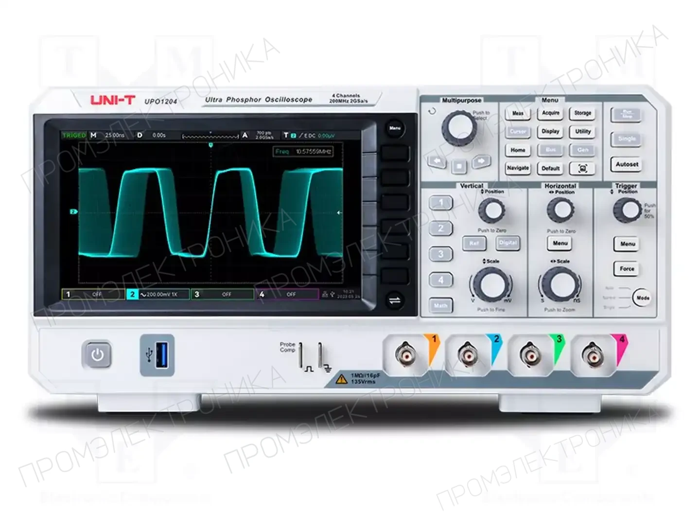 UNI-T UPO1204 — Осциллоскопы цифровые