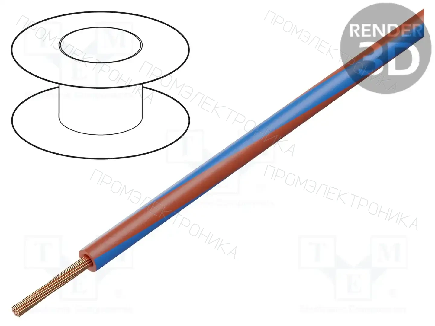 BQ CABLE LGY2.5-RD/BL — Провода одножильные - тросик
