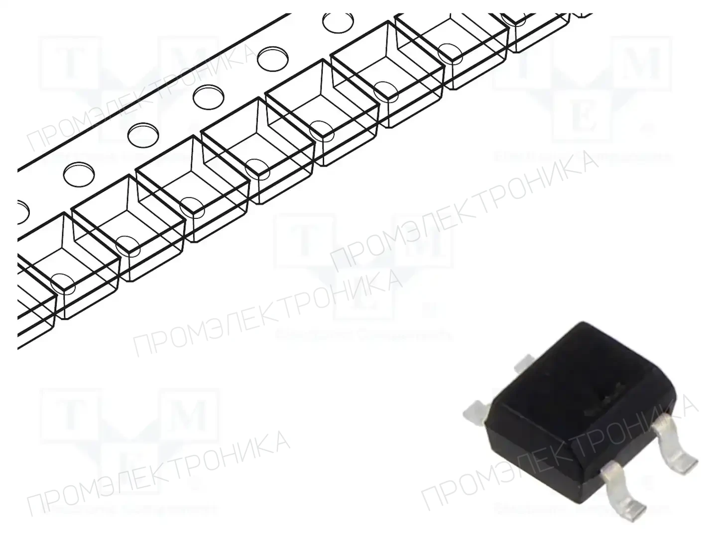 PanJit Semiconductor B10S_R2_00001 — Однофазные мосты диодные SMD/THT