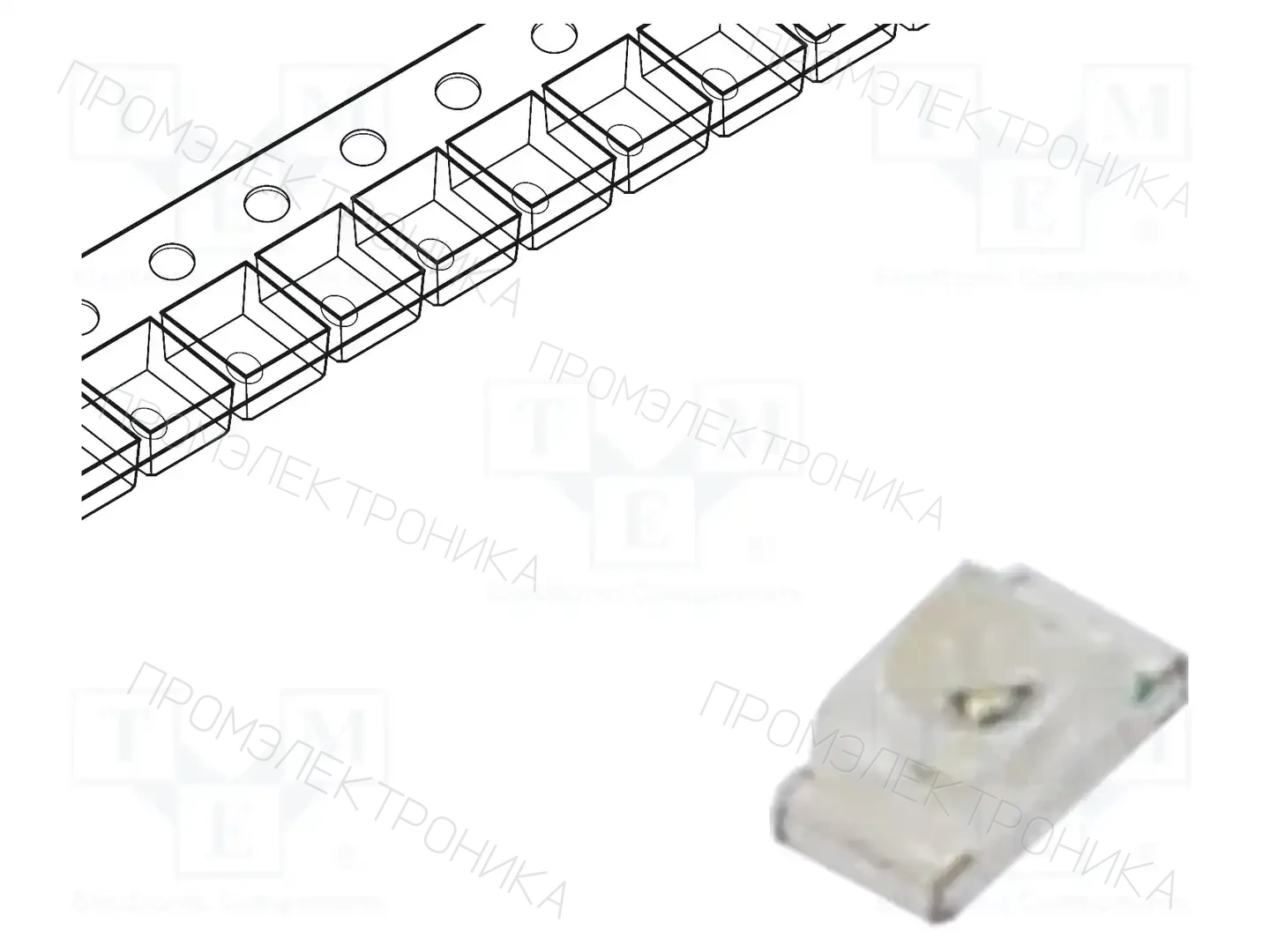 LUCKYLIGHT SR190AC-2BJ — Светодиоды SMD цветные