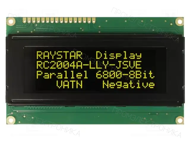 RAYSTAR OPTRONICS RC2004A-LLY-JSVE — Дисплеи LCD буквенно-цифровые