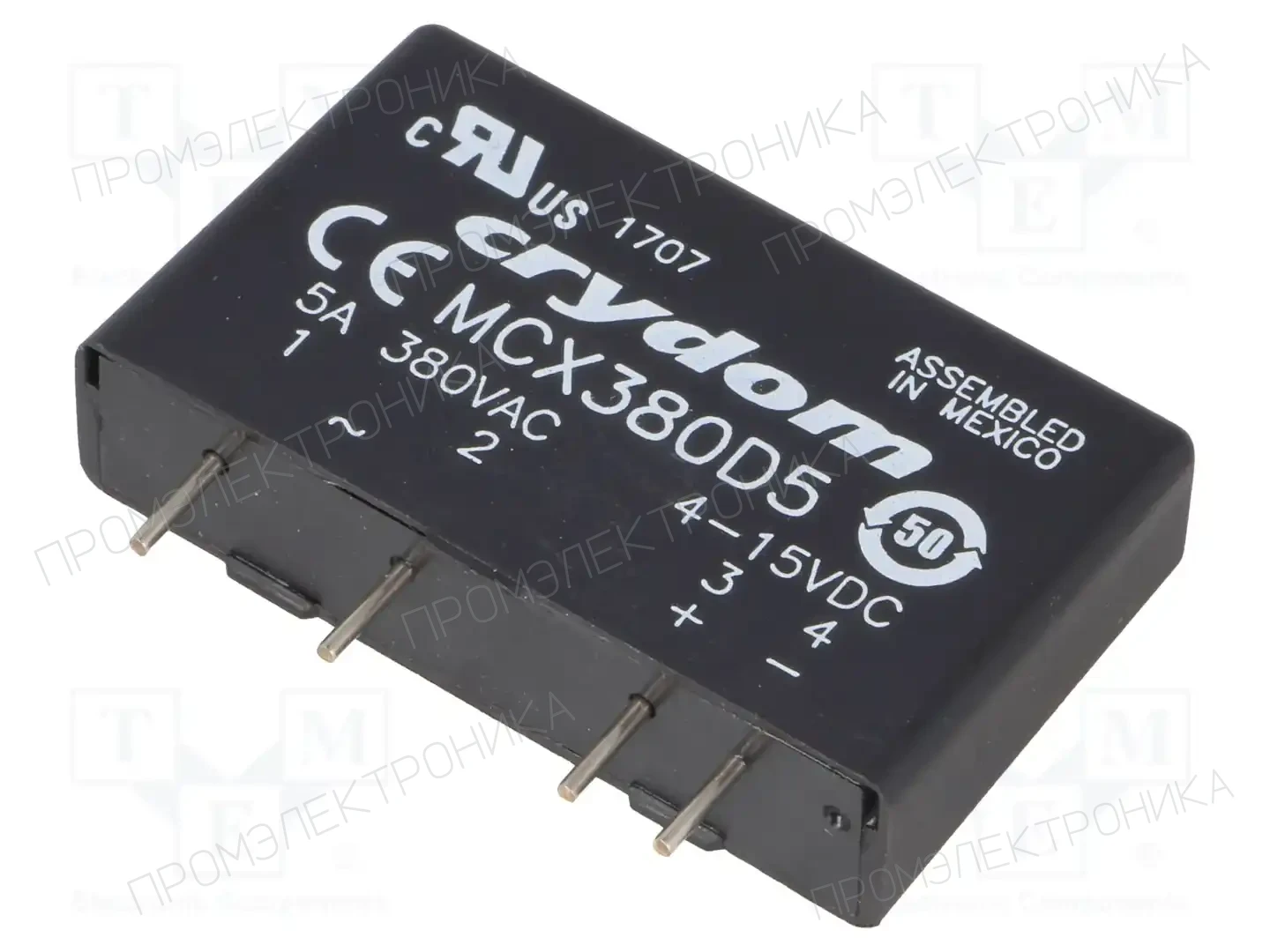 SENSATA / CRYDOM MCX380D5 — Реле SSR однофазные