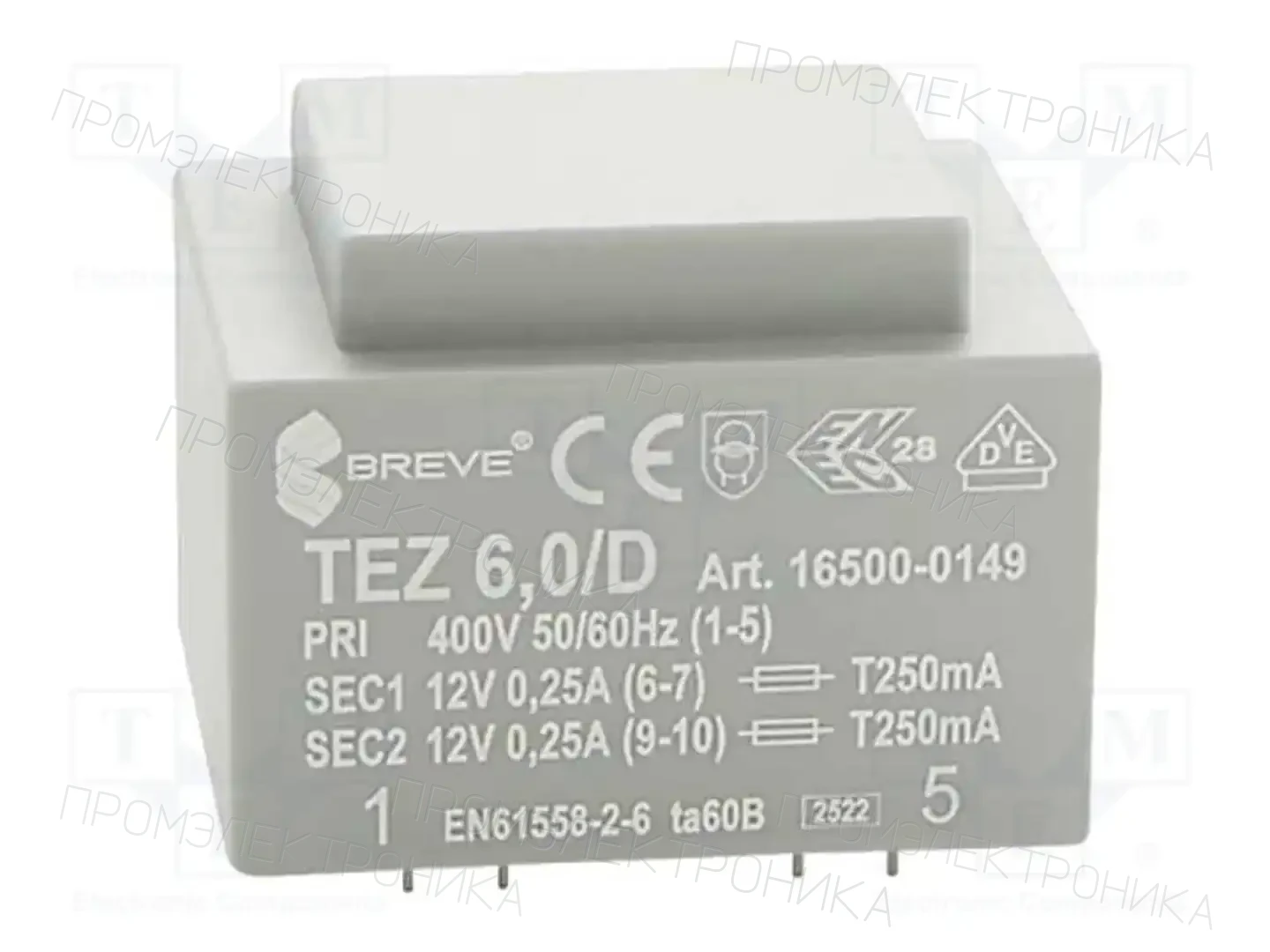 BREVE TUFVASSONS 16500-0149 — Трансформаторы PCB