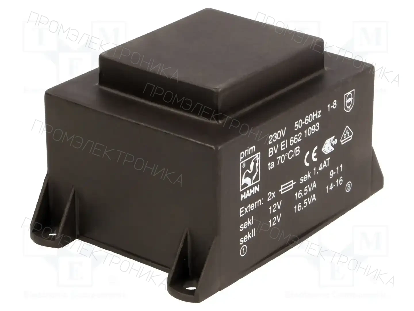 HAHN BV EI 662 1093 — Трансформаторы PCB