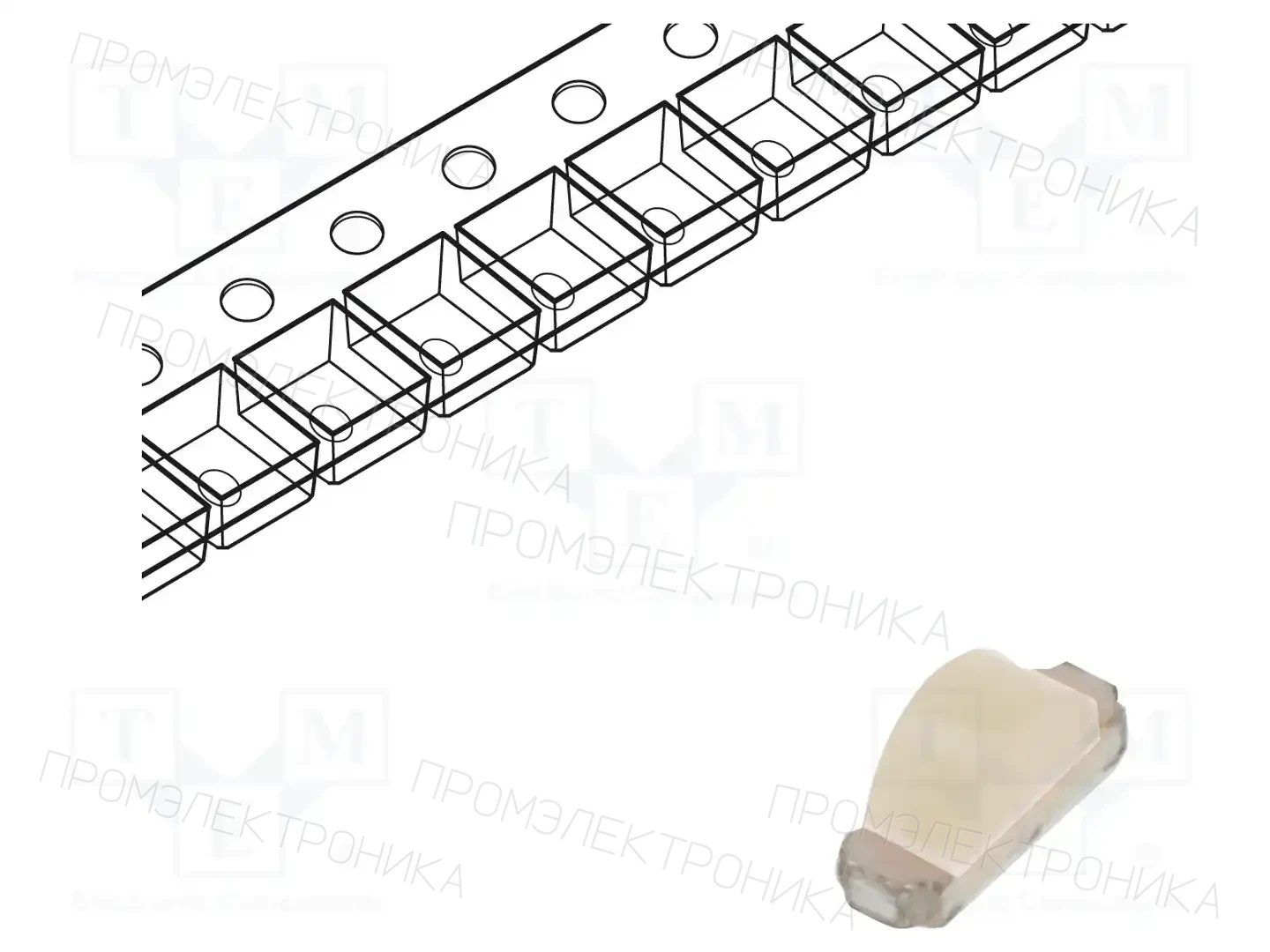 EVERLIGHT 12-22/G6R8C-A30/2C — Светодиоды SMD цветные