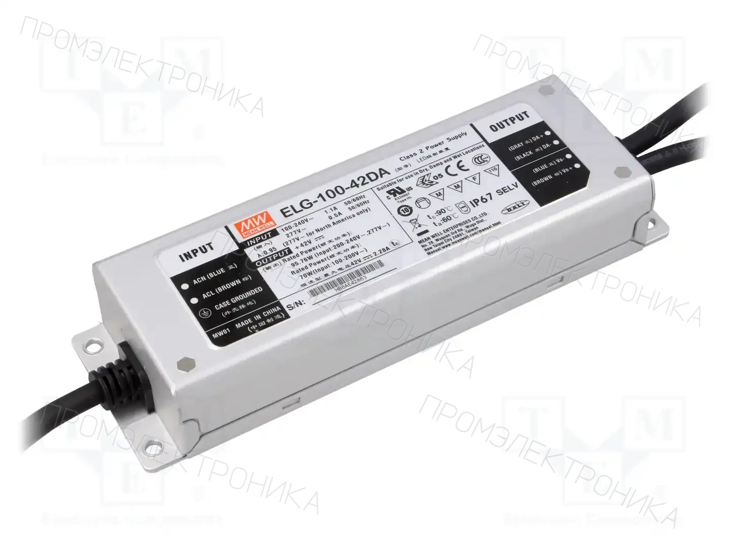 MEAN WELL ELG-100-42DA — Блоки питания для LED