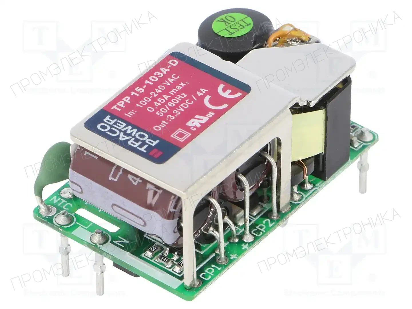 TRACO POWER TPP 15-103A-D — Открытые блоки питания