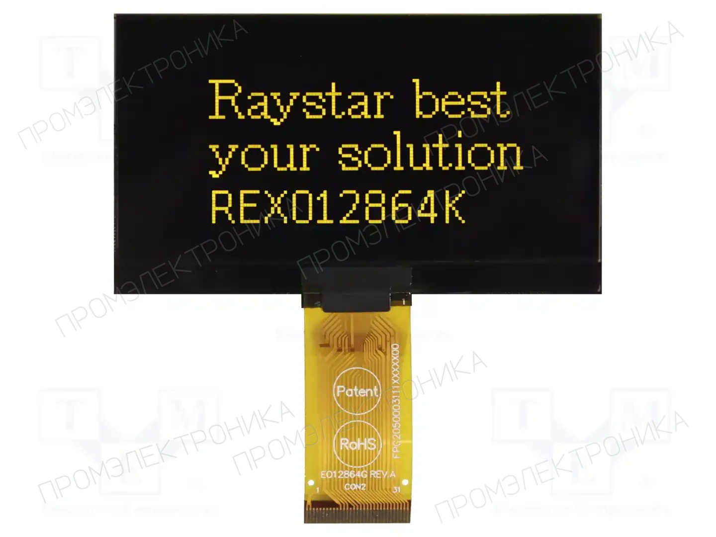 RAYSTAR OPTRONICS REX012864KYPP3N00000 — Дисплеи OLED графические