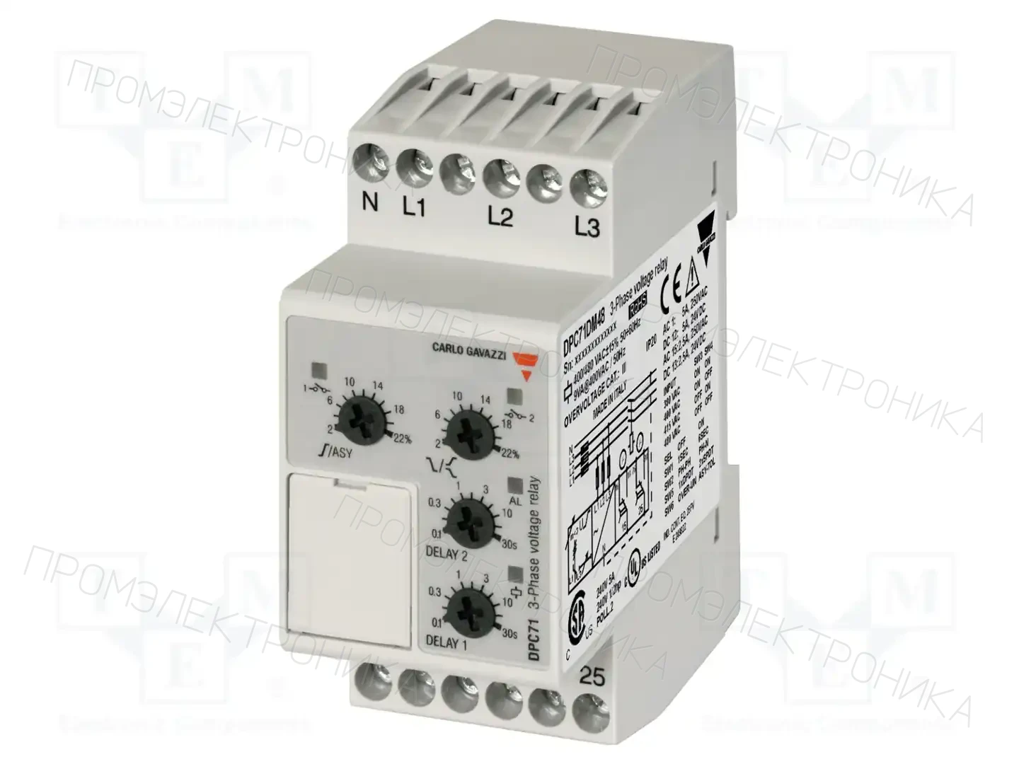 CARLO GAVAZZI DPC71DM48 — Контрольные реле