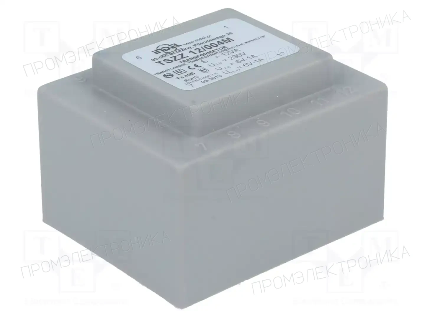 INDEL TSZZ12/004M — Трансформаторы PCB