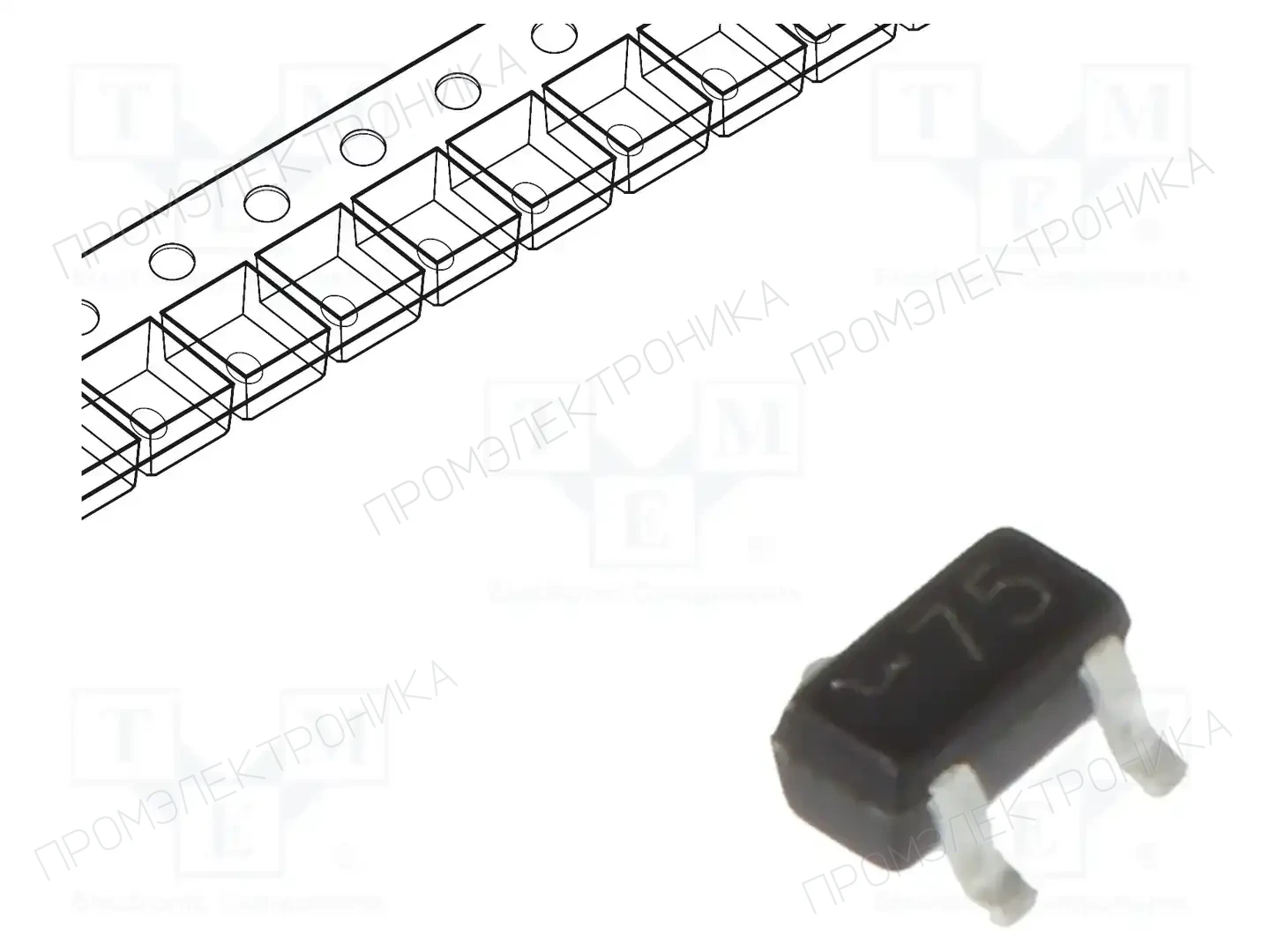 DIOTEC SEMICONDUCTOR BAS70-05E — Диоды Шотки SMD