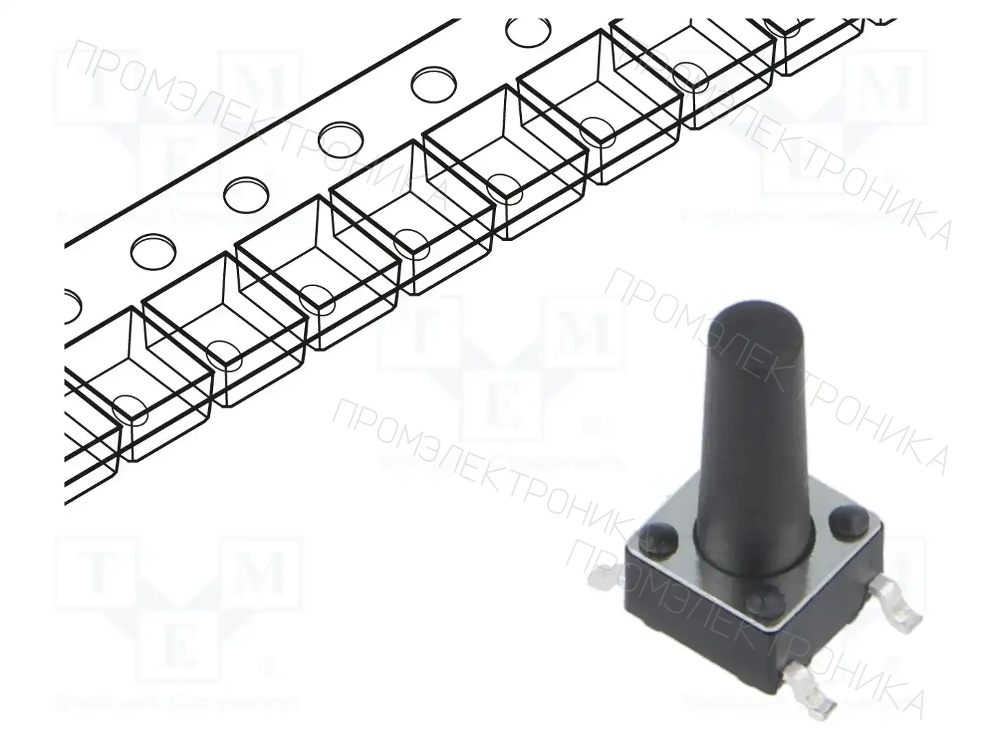 CONNFLY DS1042-03-16KKR13010 — Микропереключатели TACT