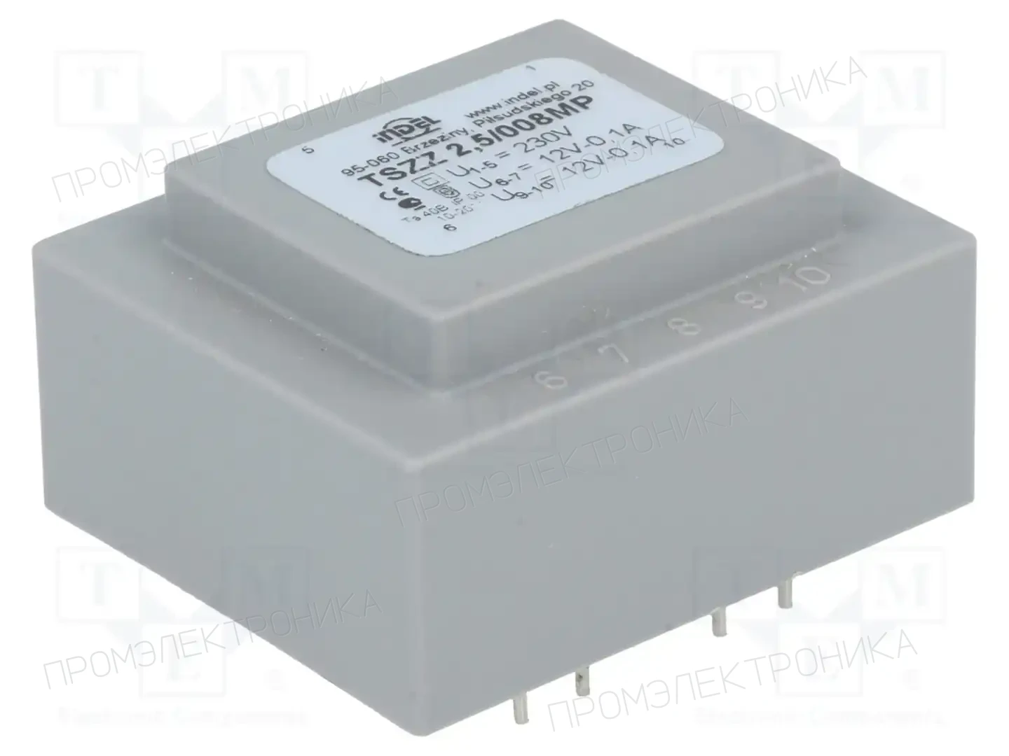 INDEL TSZZ2.5/008M — Трансформаторы PCB