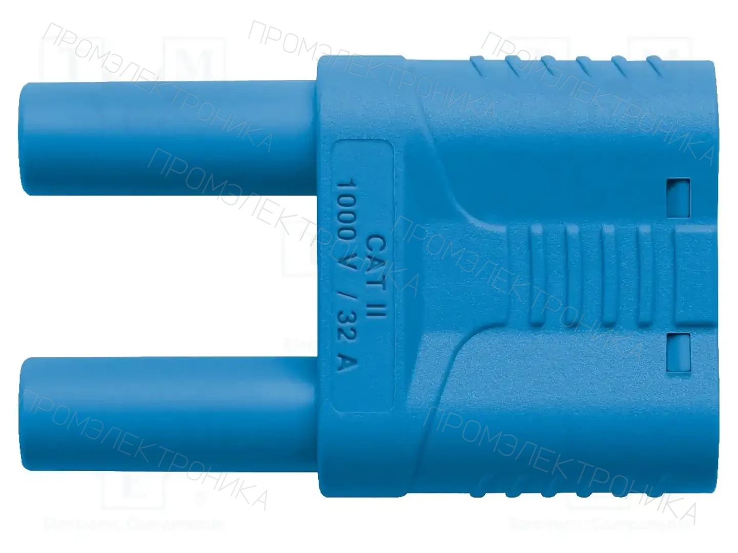 SCHÜTZINGER SKURZ 6100 / 19-4 IG 2MB NI / BL — Вилки банановые 4мм